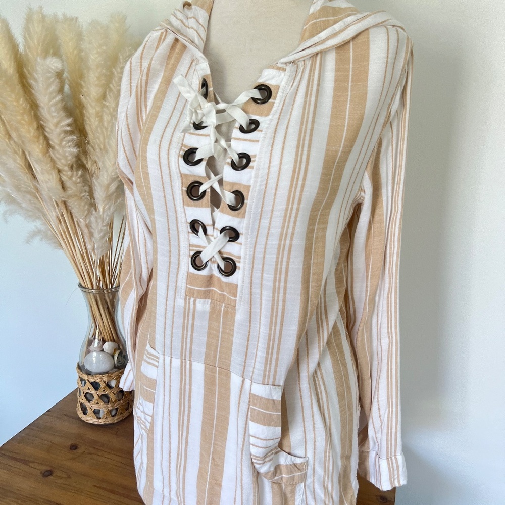 L*Space striped swim cover up - Picture 4 of 6